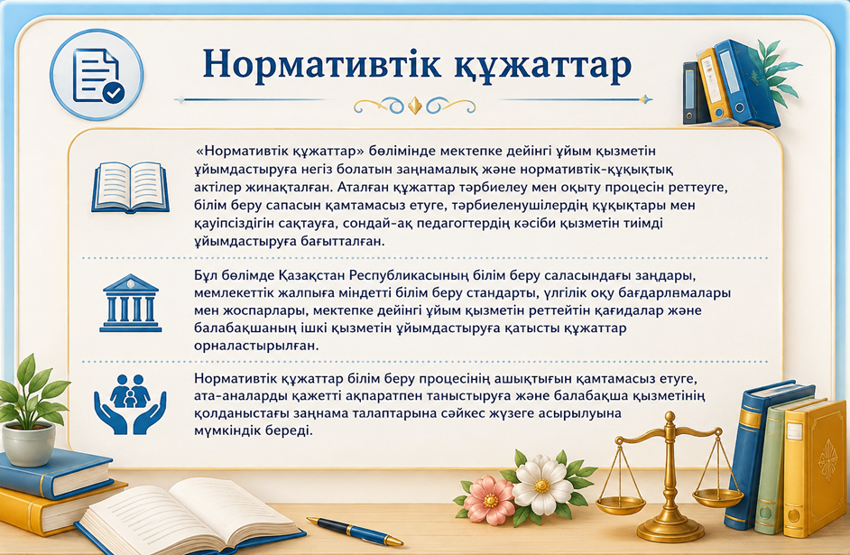 Нормативтік құжаттар
